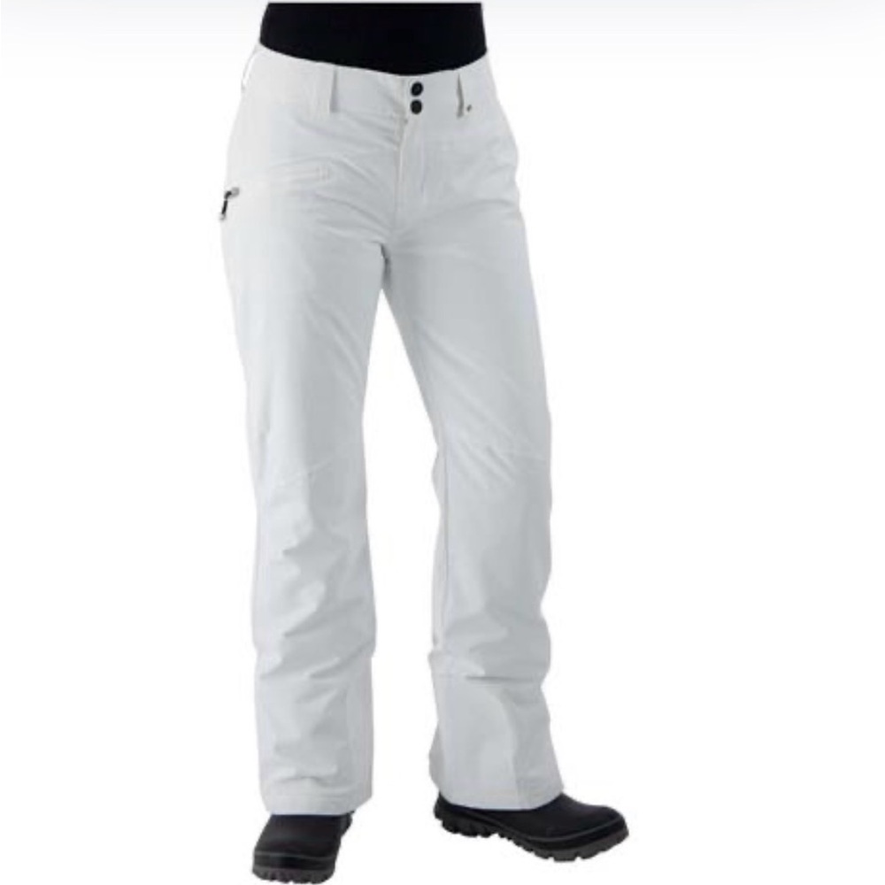 Obermeyer Malta Pant - Women's White Snow SKI Pants SZ 8